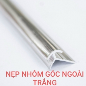 Nẹp góc ngoài trắng